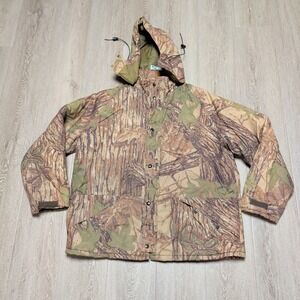 Vintage Walls Water-Pruf Realtree Camo Hunting‎ Jacket Thinsulate Mens Large USA